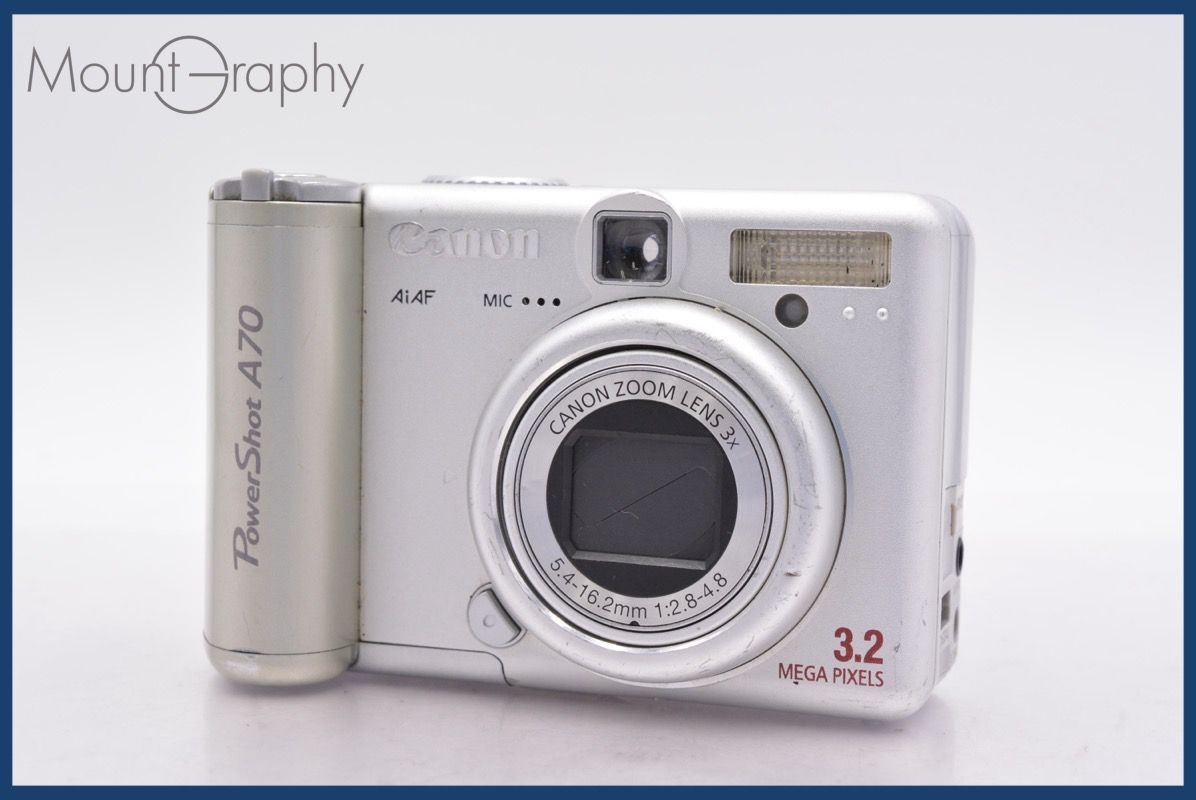 キヤノン Canon PowerShot A70 3x 単三電池仕様 同梱可 #mj6024 - メルカリ