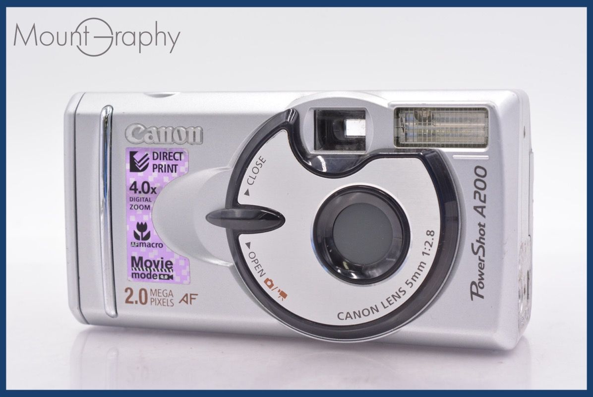 キヤノン Canon PowerShot A200 4x 単三電池仕様 ☆完動☆同梱可 