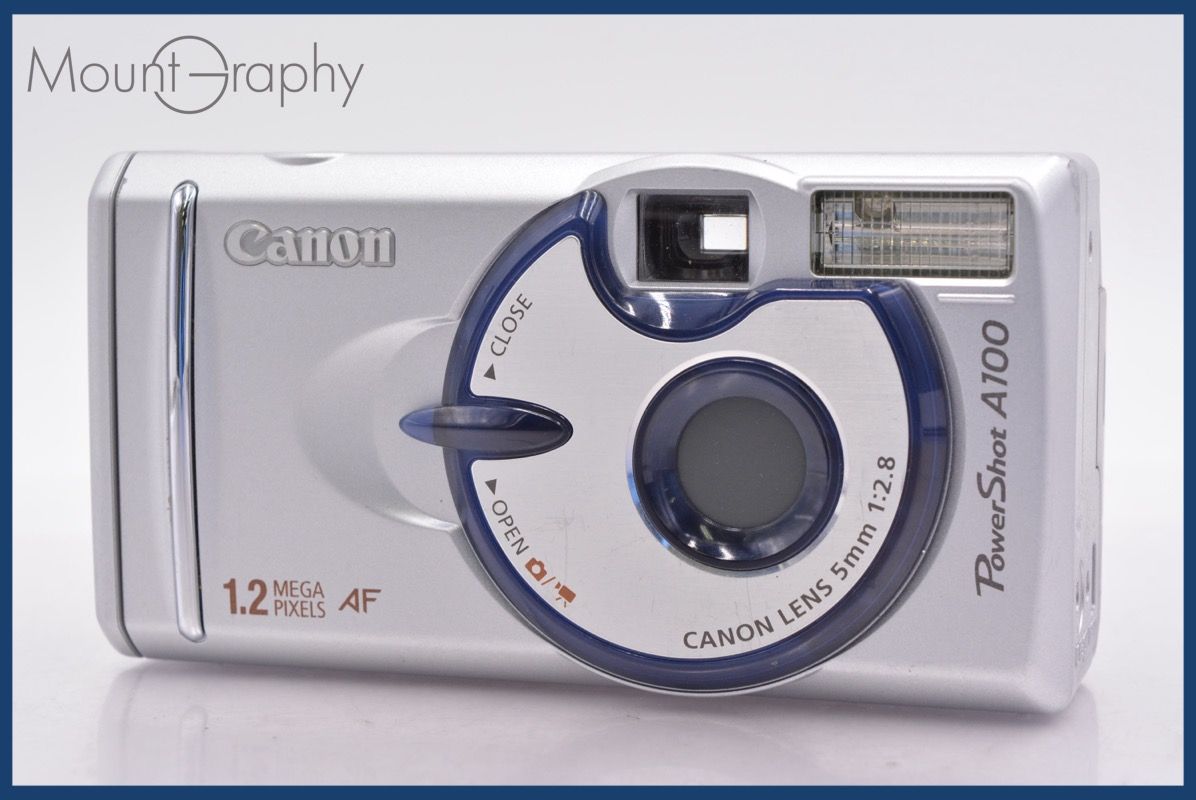 ☆極上美品☆ キヤノン Canon PowerShot A100 3.2x 単三電池仕様 ☆完  
