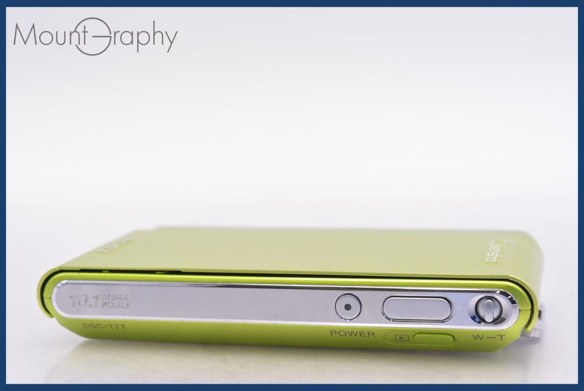 ソニー SONY Cyber-shot DSC-T77 4x バッテリー、充電器付属 ☆完動