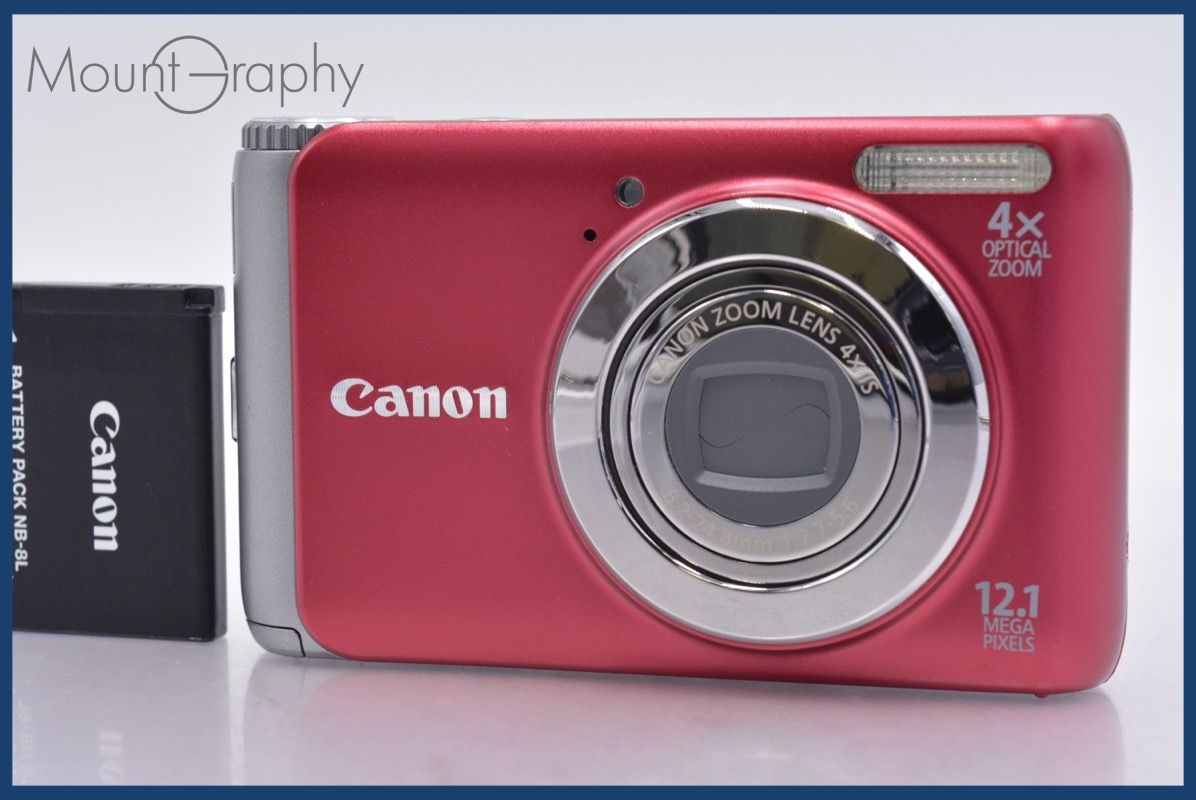 ☆極上美品☆ キヤノン Canon PowerShot A3100 IS 4x バッテリー付属