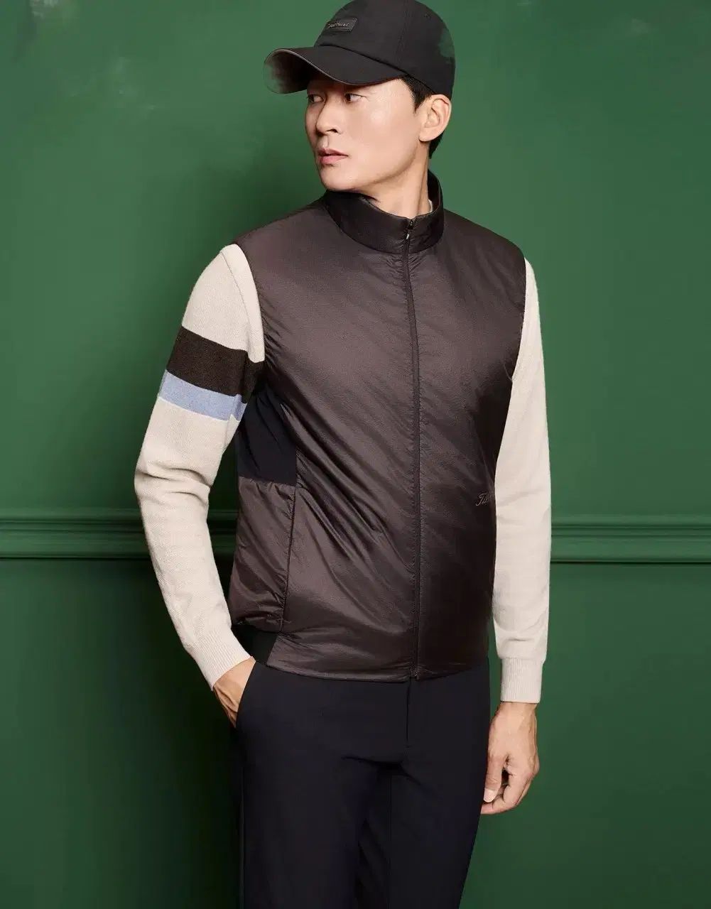 ジップアップ ベスト