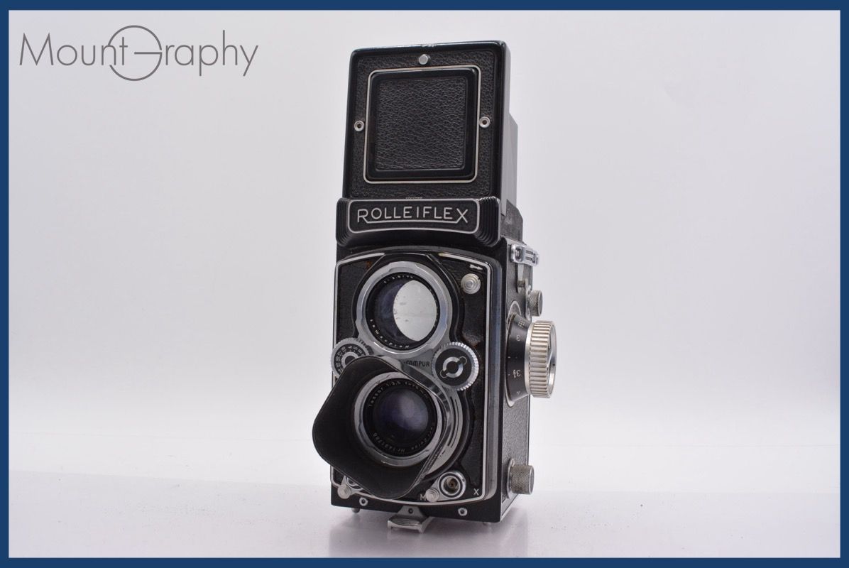 ジャンク ローレライフレックス ROLLEIFLEX 75mm F3.5 B フード付属 同梱可 mj6178