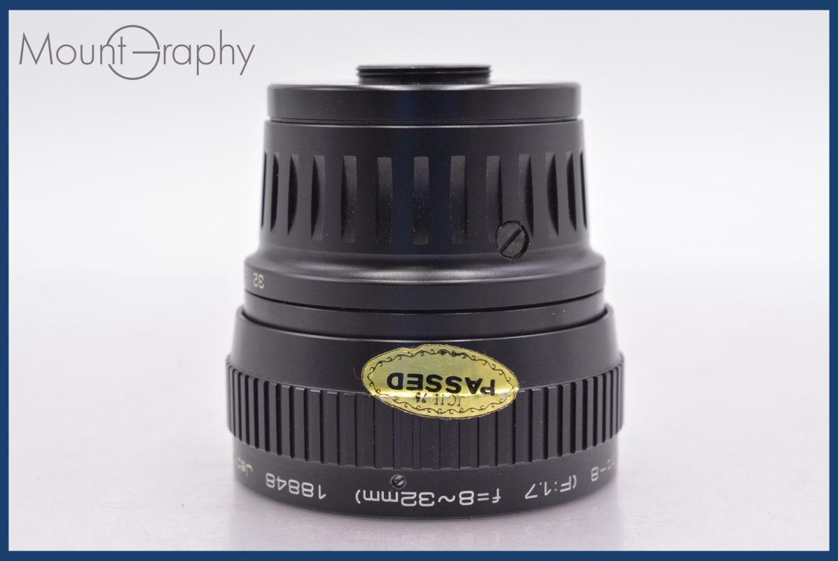 上 チノン CHINON REFLEX Pocket-8 8-32mm F1.7 前後キャップ付 完動 同梱可 mj6184