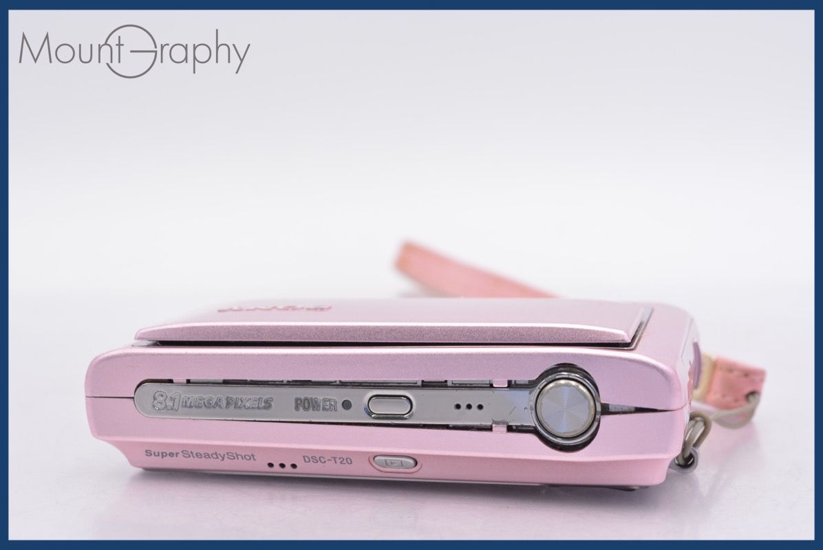 美品 SONY Cyber-shot DSC-T20 ピンク メモリ＆充電器付き ☆実用美