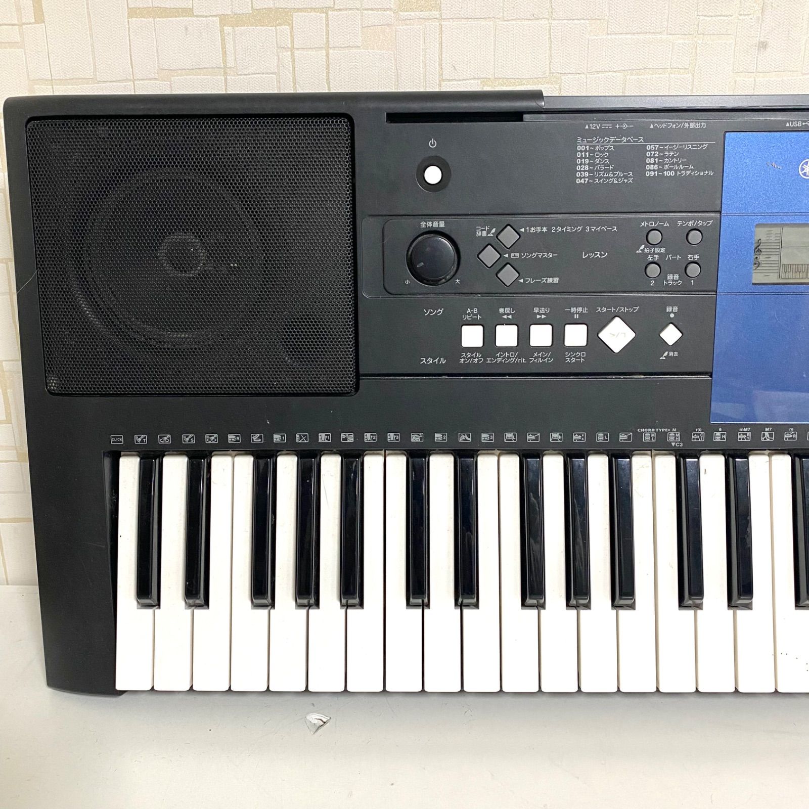 楽器・機材 YAMAHA ヤマハ 電子キーボード PSR-E333 61鍵盤 2013年製