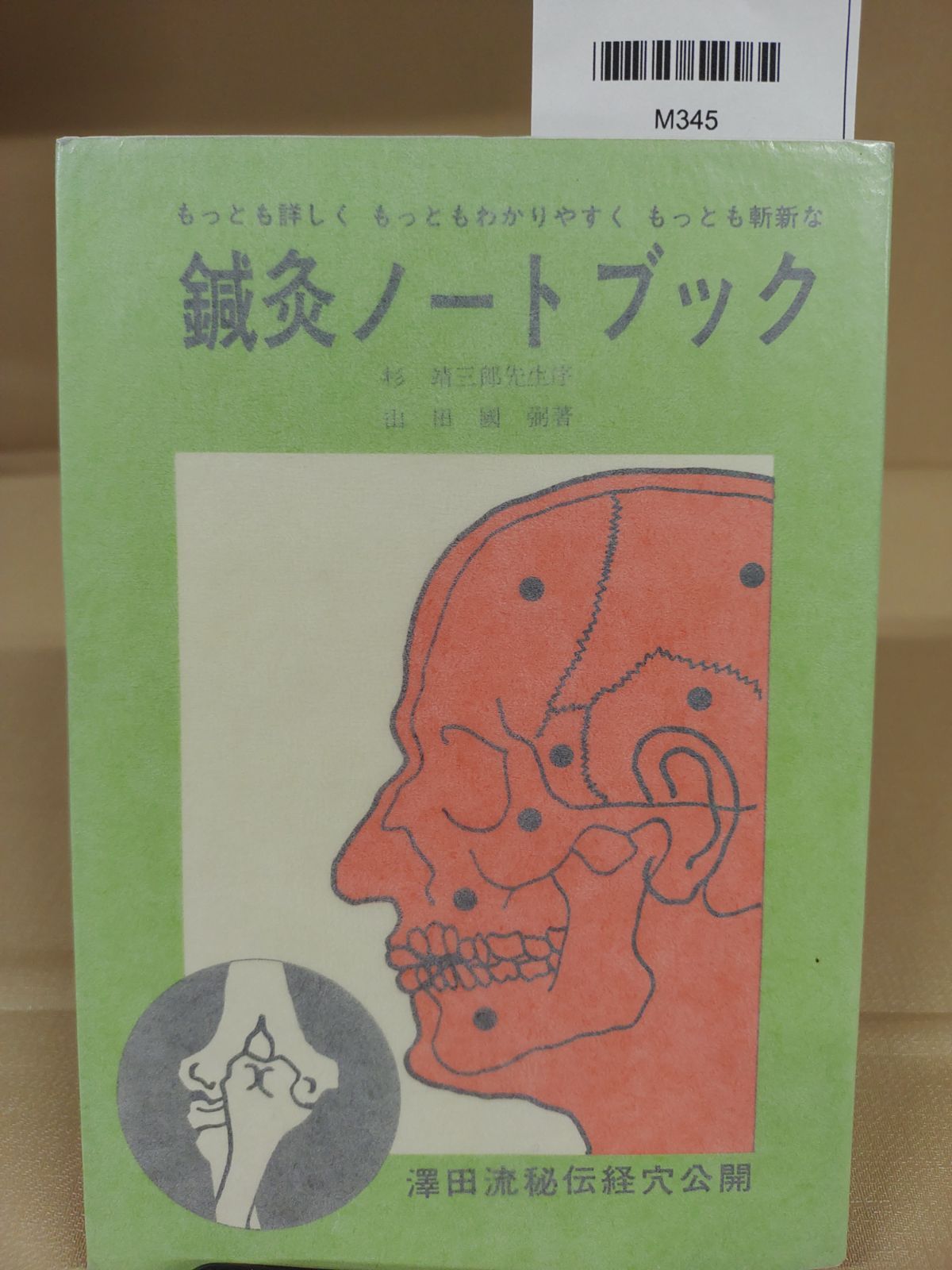 鍼灸ノートブック 澤田流秘伝系穴公開 杉 靖三郎先生序 山田 國弼著 MC1-05-2B_20251103_kg_M345