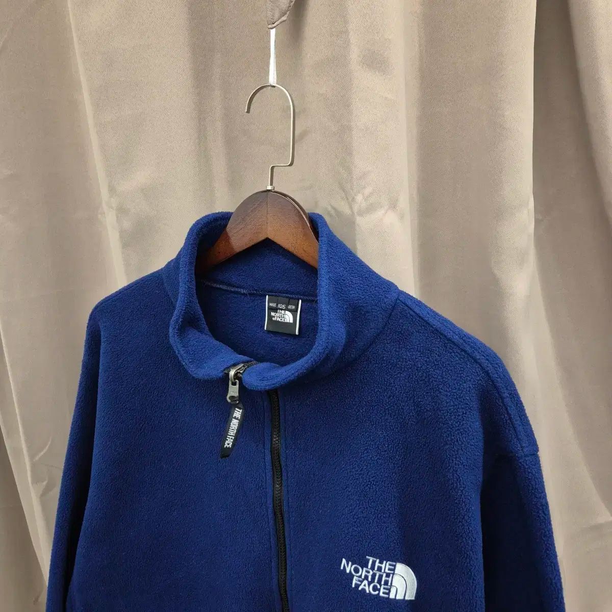 ノースフェイス ブルー フリース ジップアップ ジャケット 105