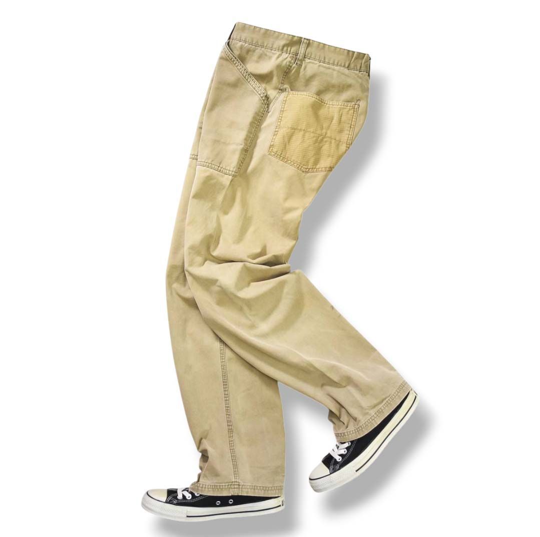 【美品】ステューシー　カジュアルパンツ　ベージュ 最 安値ファッション - STUSSY ステューシー ベージュ カーキー