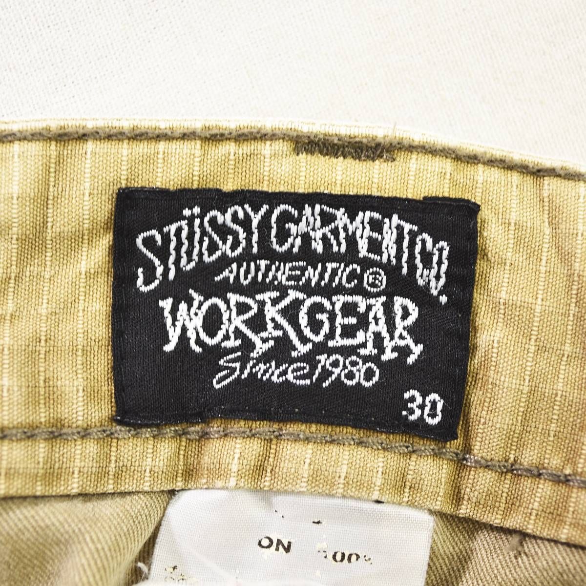 90s OLD STUSSY オールドステューシー チノパンベージュ スケート 人気】 90s 00s ヴィンテージ オールド ステューシー OLD STUSSY