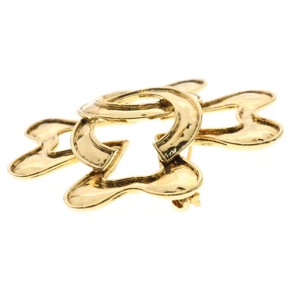 CHANEL (シャネル) ココマーク クローバーモチーフ ブローチ バッジ