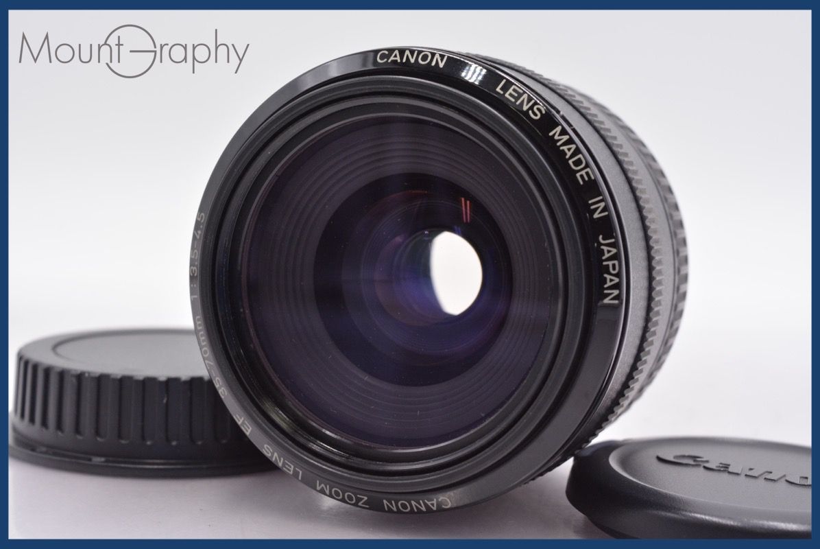 キヤノン Canon EF 35-70mm F3.5-4.5 前後キャップ付 完動 同梱可 am979