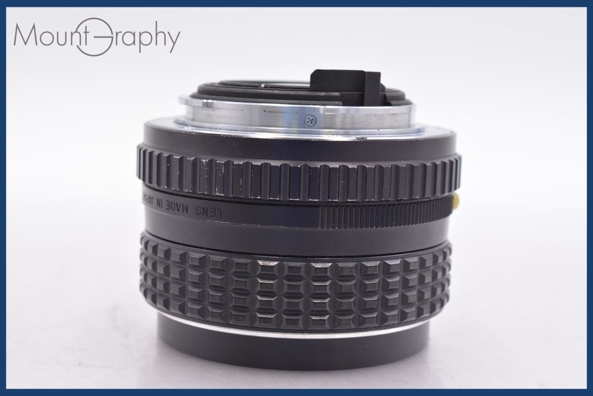  上 ペンタックス PENTAX SMC 50 mm F 1.4 前後キャップ-レンズフィルター付 同梱可 am 989 その他 カメラ