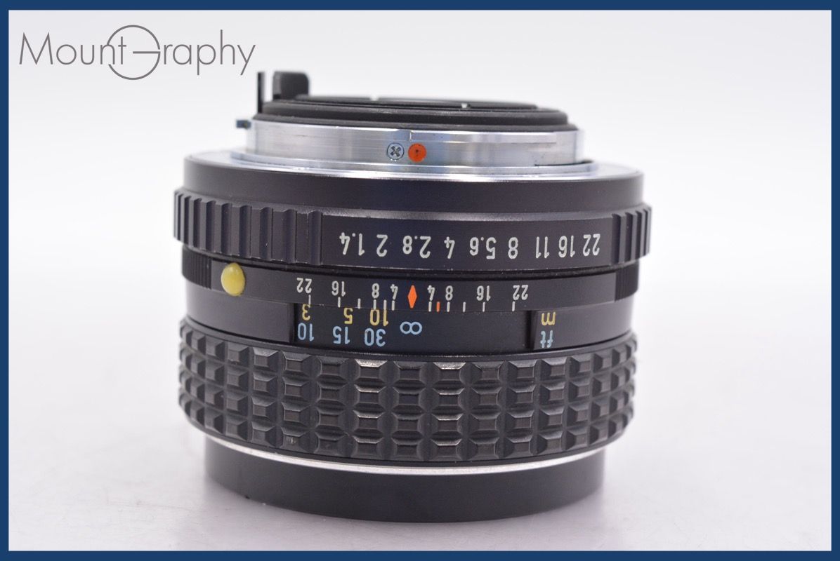 上 ペンタックス PENTAX SMC PENTAX 50mm F1.4 前後キャップ-レンズフィルター付 完動 同梱可 am989