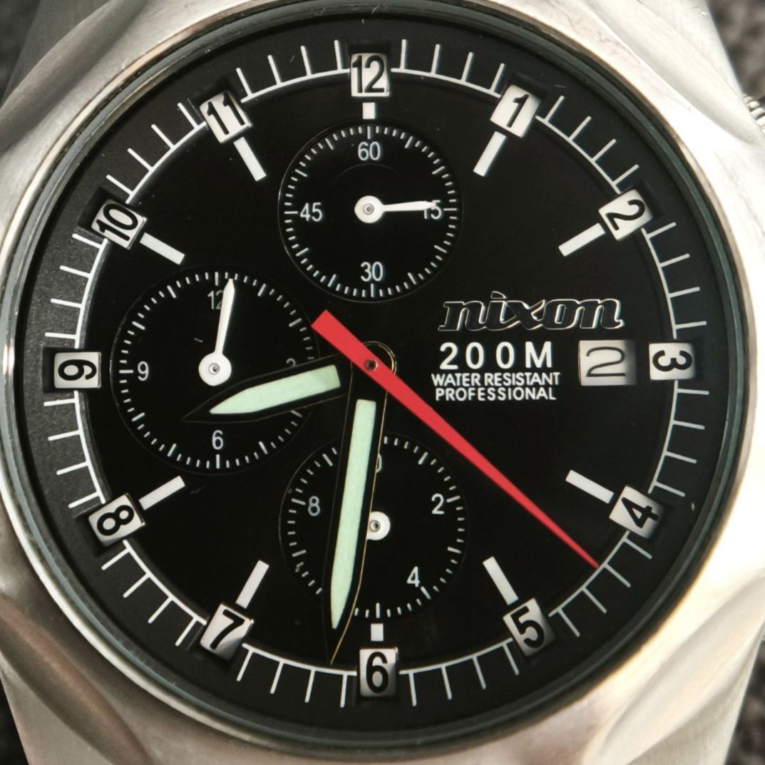 電池交換 ニクソン NIXON SUPER ROVER SS フルメタル クロノグラフ ダイバー SNA