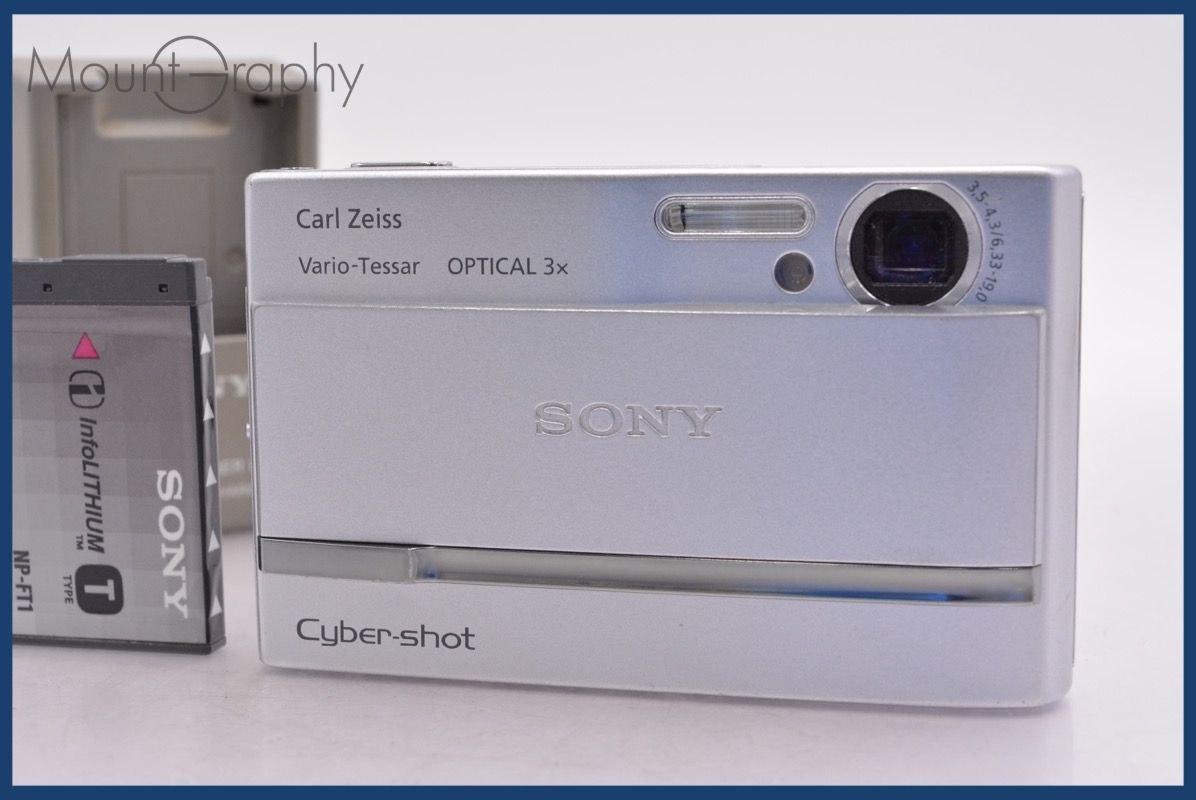 【✨美品✨】SONY Cyber-shot DSC-T9【✨バッテリー付き✨】 ソニー SONY Cyber-shot DSC-T9 3x バッテリー、充電器付属 ☆完動☆同