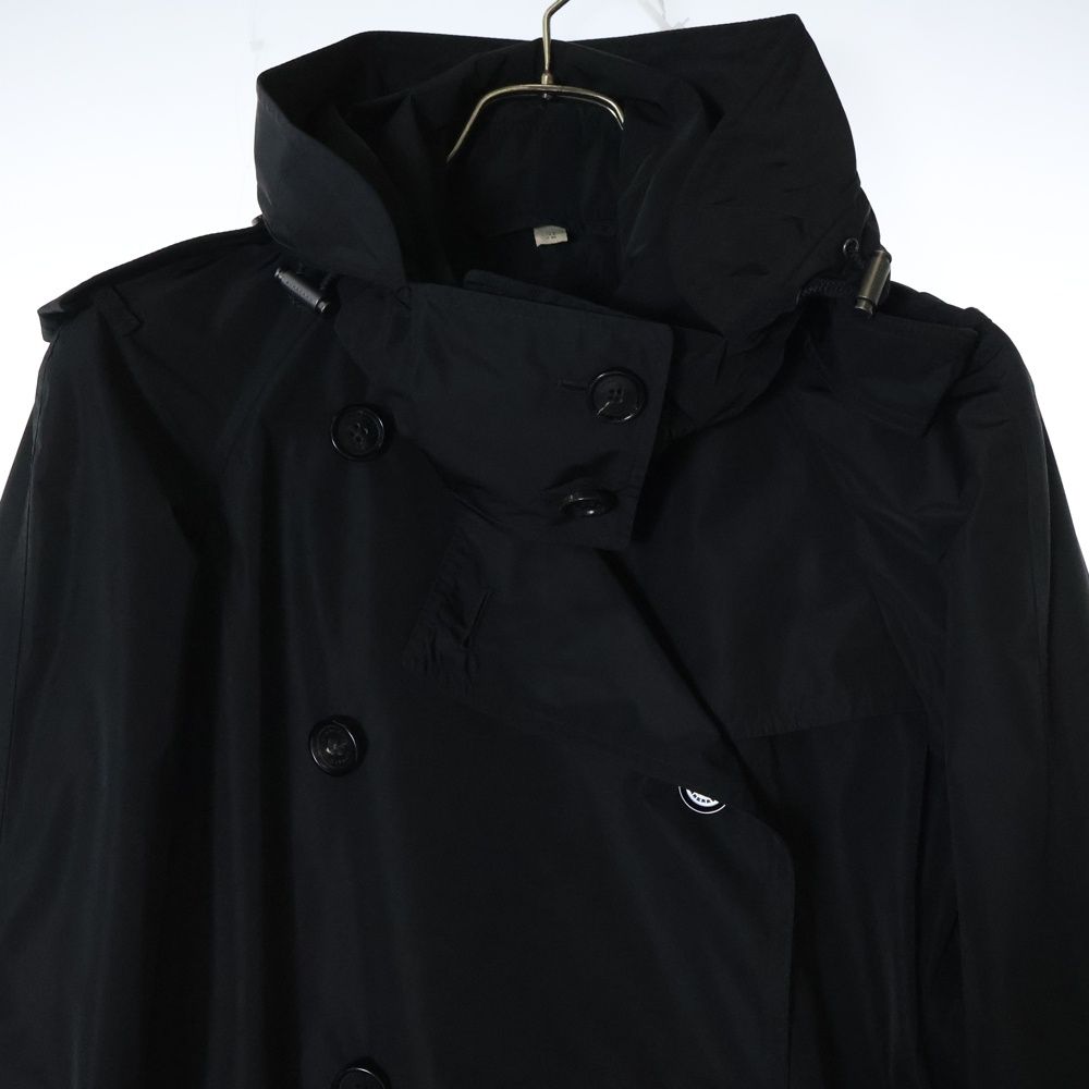 BURBERRY (バーバリー) 裏地ノバチェック総柄 ポリエステル フーデッド