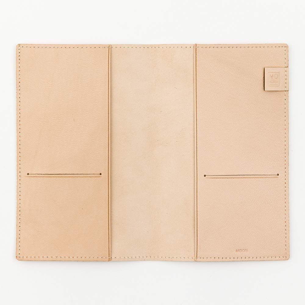  ミドリ MIDORI ノートカバー MDノート用 新書 本革 ゴートヌメ その他 文房具 事務用品