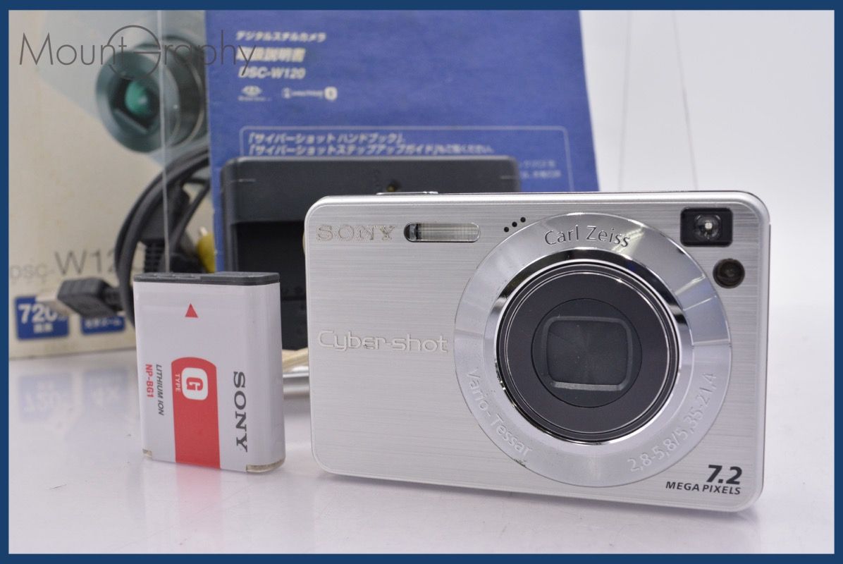 ☆極上美品☆ ソニー SONY Cyber-shot DSC-W120 4x 元箱、バッテリー