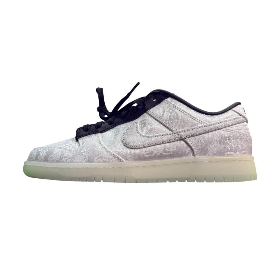 サイズ US 10 28ｃｍ ナイキ×クロット×フラグメント NIKE×CLOT× 23 SS DUNK LOW SP ダンク ロー ブラック アンド ホワイト スニーカー FN 0315-110