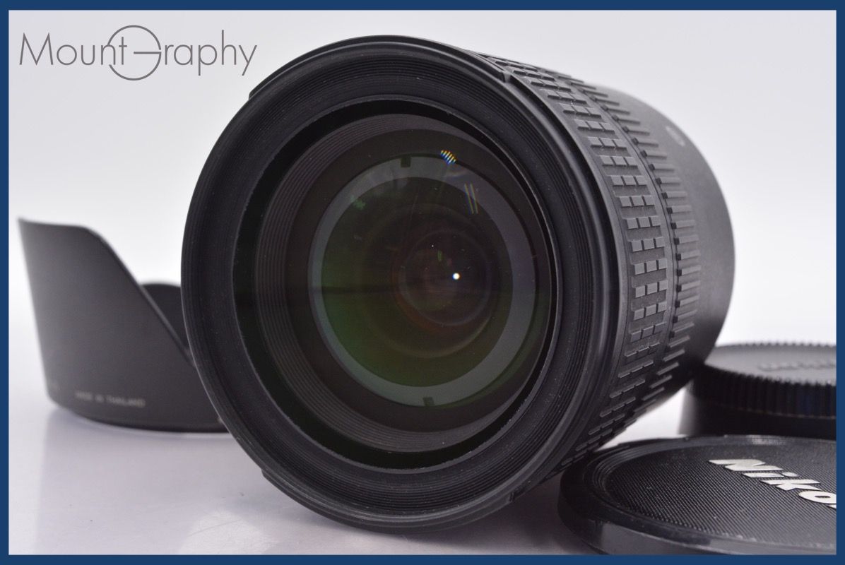 ニコン Nikon AF-S NIKKOR ED 24-120mm F3.5-5.6 G VR 前後キャップ レンズフード付 完動 同梱可 am1034