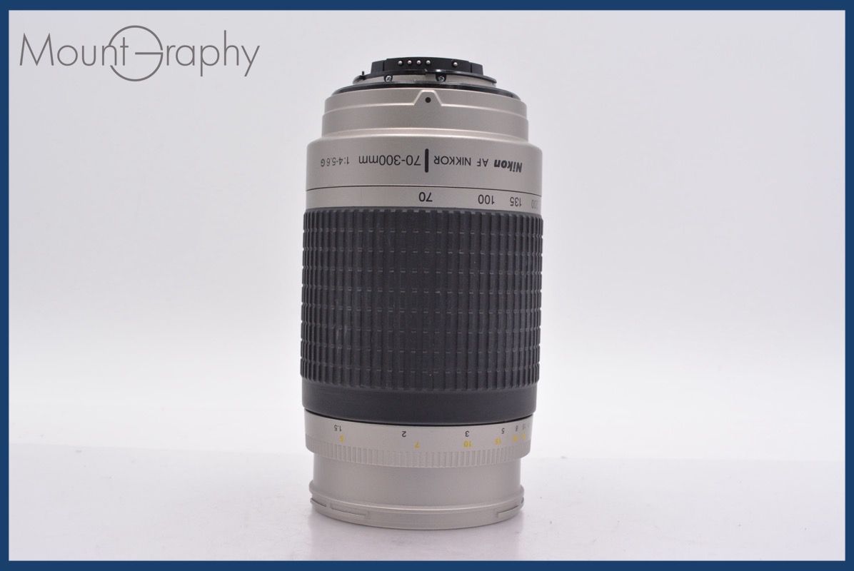 ニコン Nikon AF NIKKOR 70-300mm F4-5.6 G 前後キャップ-レンズフィルター レンズフード付 完動 同梱可 am1040