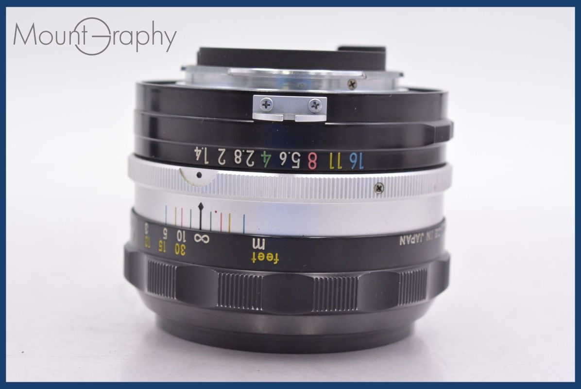 ニコン Nikon NIKKOR-S.C Auto 50mm F1.4 非Ai 前後キャップ-レンズフィルター レンズフード付 完動 同梱可 am1048