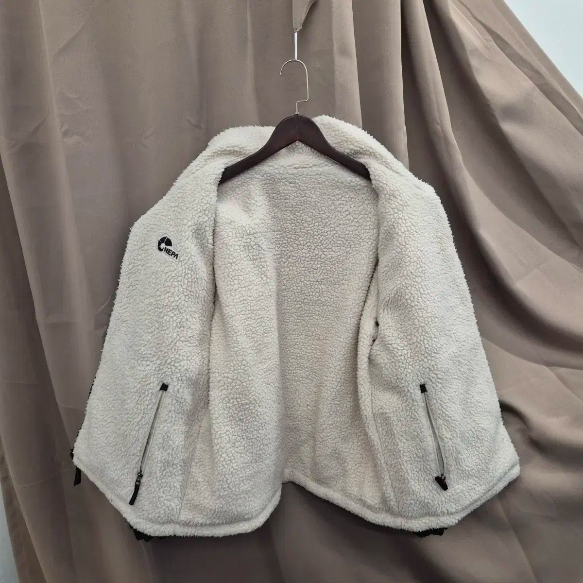 NEPA ネパ リバーシブル フリース グース ダウン ジャケット XL