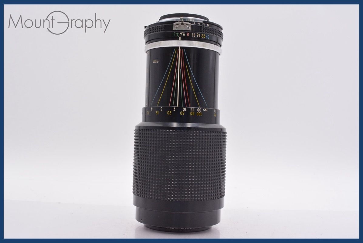 ニコン Nikon Zoom-NIKKOR 80-200mm F4.5 Ai 前後キャップ-レンズフィルター付 完動 同梱可 am1050