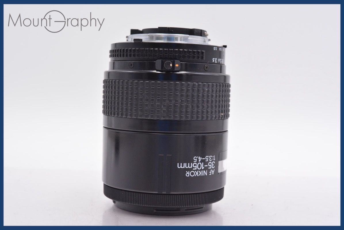 ニコン Nikon AF NIKKOR 35-105mm F3.5-4.5 前後キャップ-レンズフィルター付 完動 同梱可 am1054