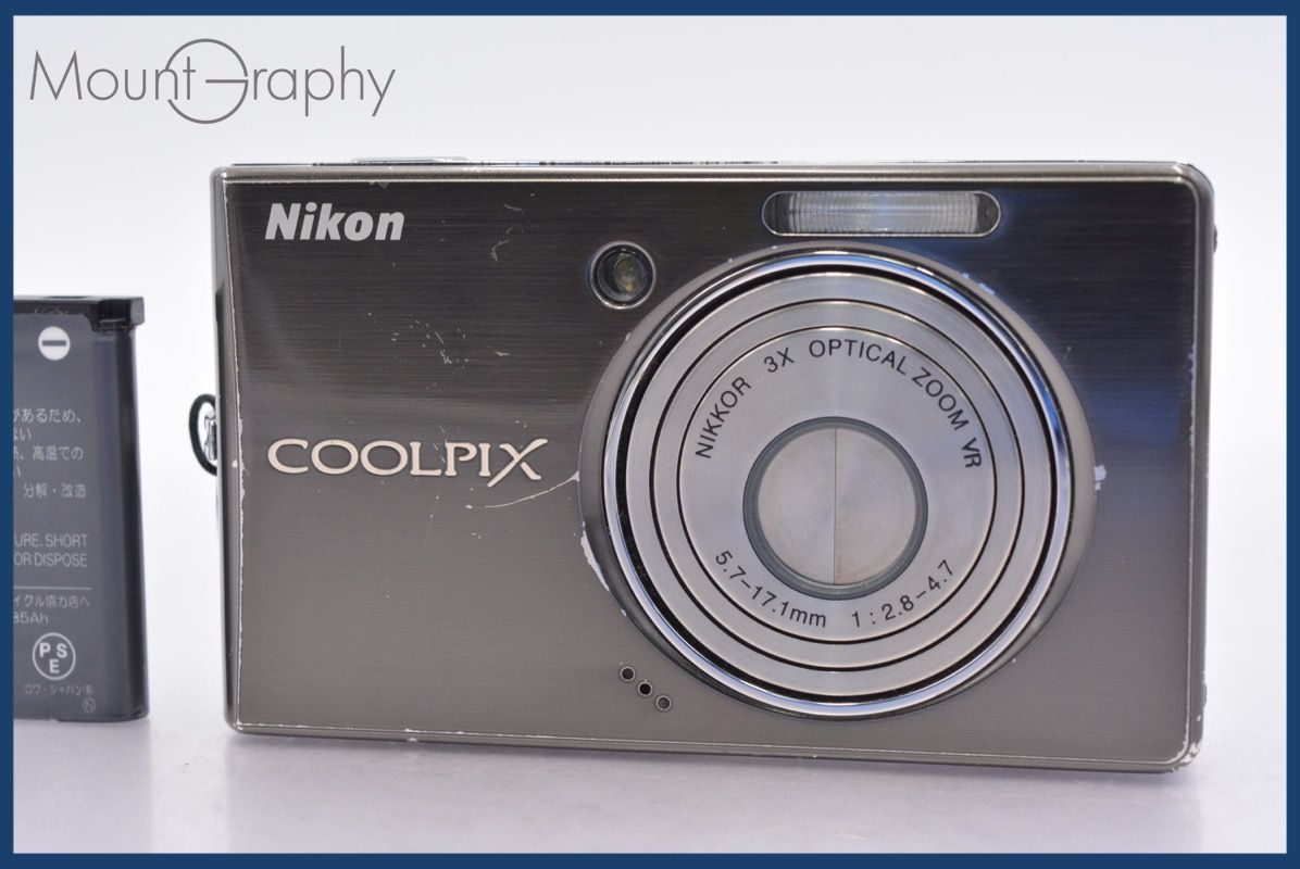 ニコン Nikon COOLPIX S510 3x バッテリー付属 完動 同梱可 am1060