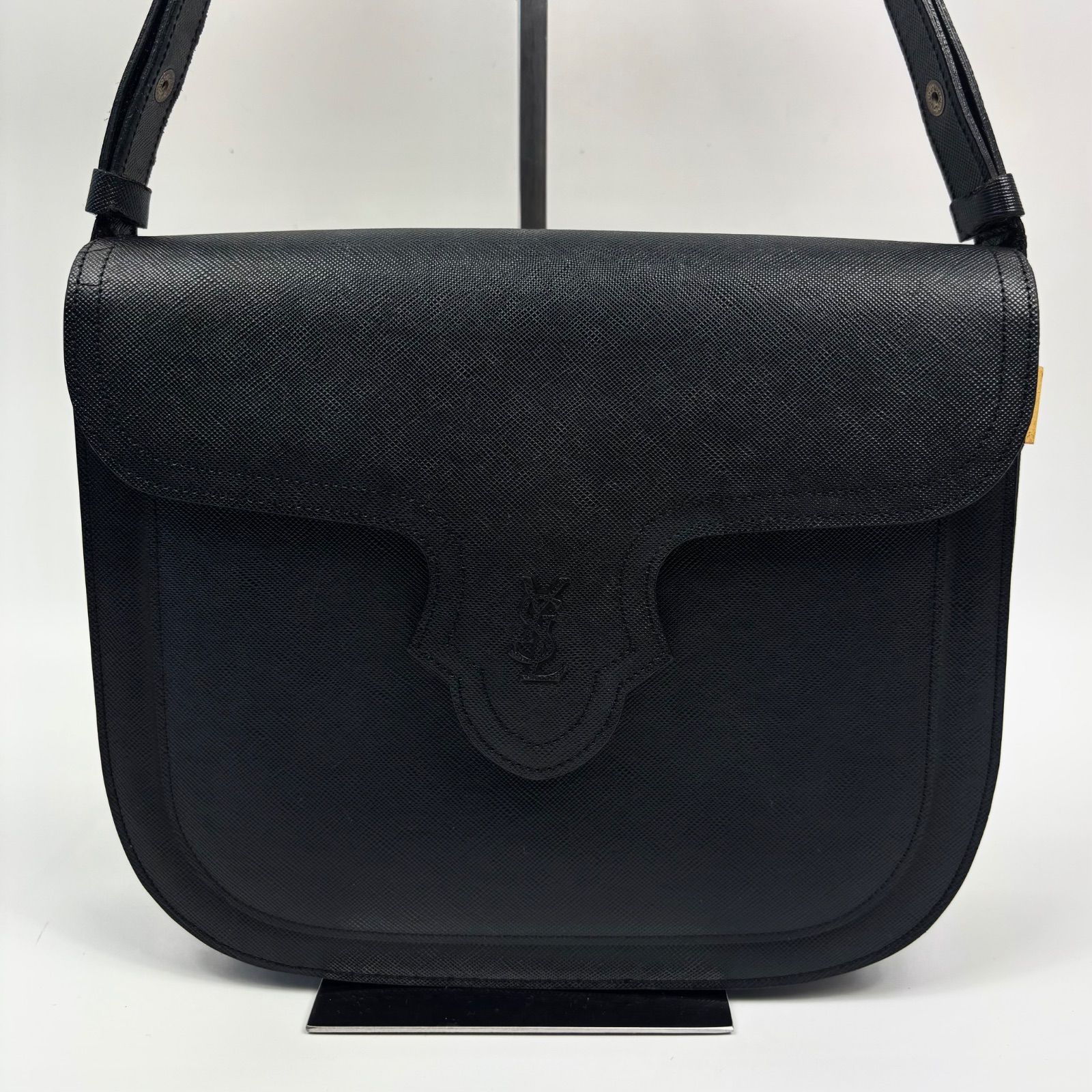 YSL ヴィンテージ ショルダーバッグ S115946564 - バッグラス1黒