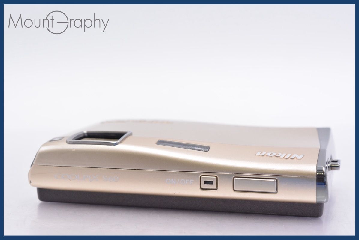  ニコン Nikon COOLPIX S 60 5 x バッテリー付属 同梱可 am 1067 コンパクトデジタルカメラ デジタルカメラ