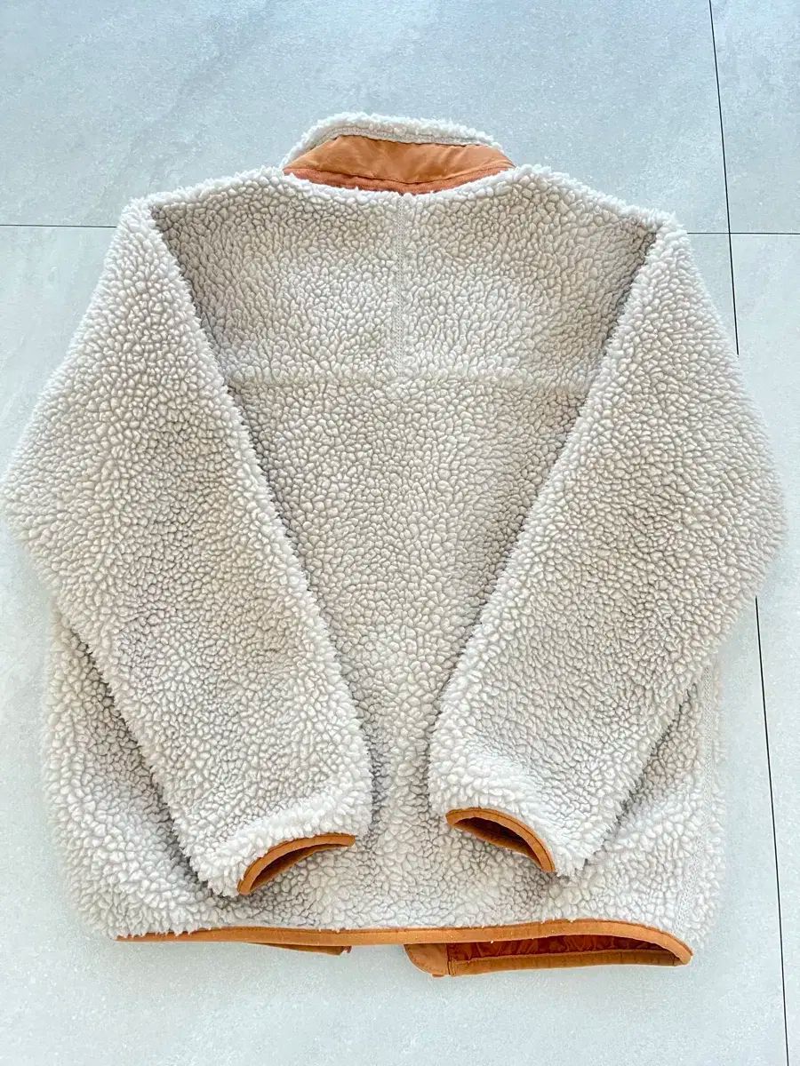 パタゴニア キッズ レトロ ファイル フリース ジャケット アイボリー S