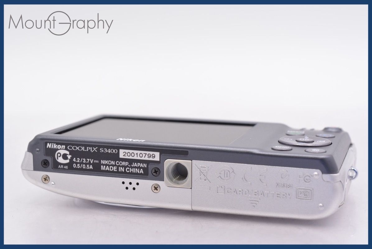 ニコン Nikon COOLPIX S3400 7x バッテリー付属 ☆完動☆同梱可