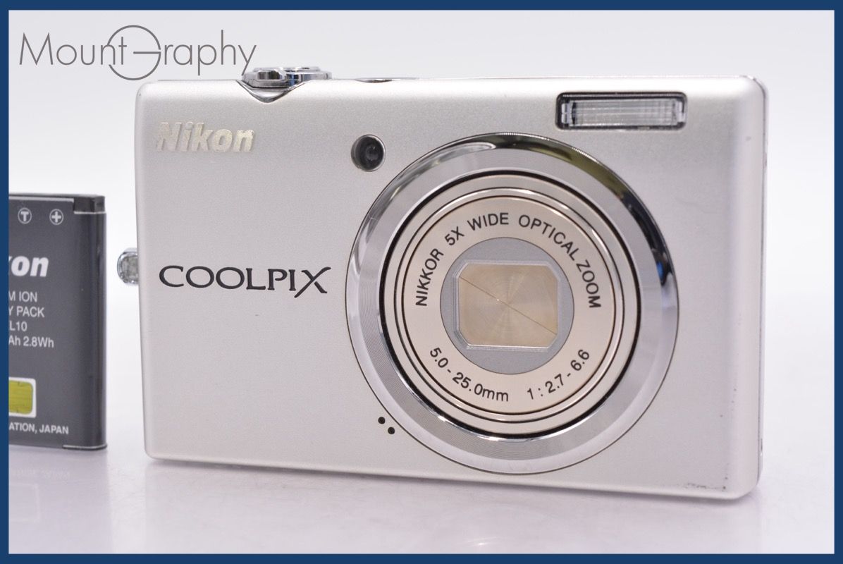 上 ニコン Nikon COOLPIX S570 5x バッテリー付属 完動 同梱可 am1071