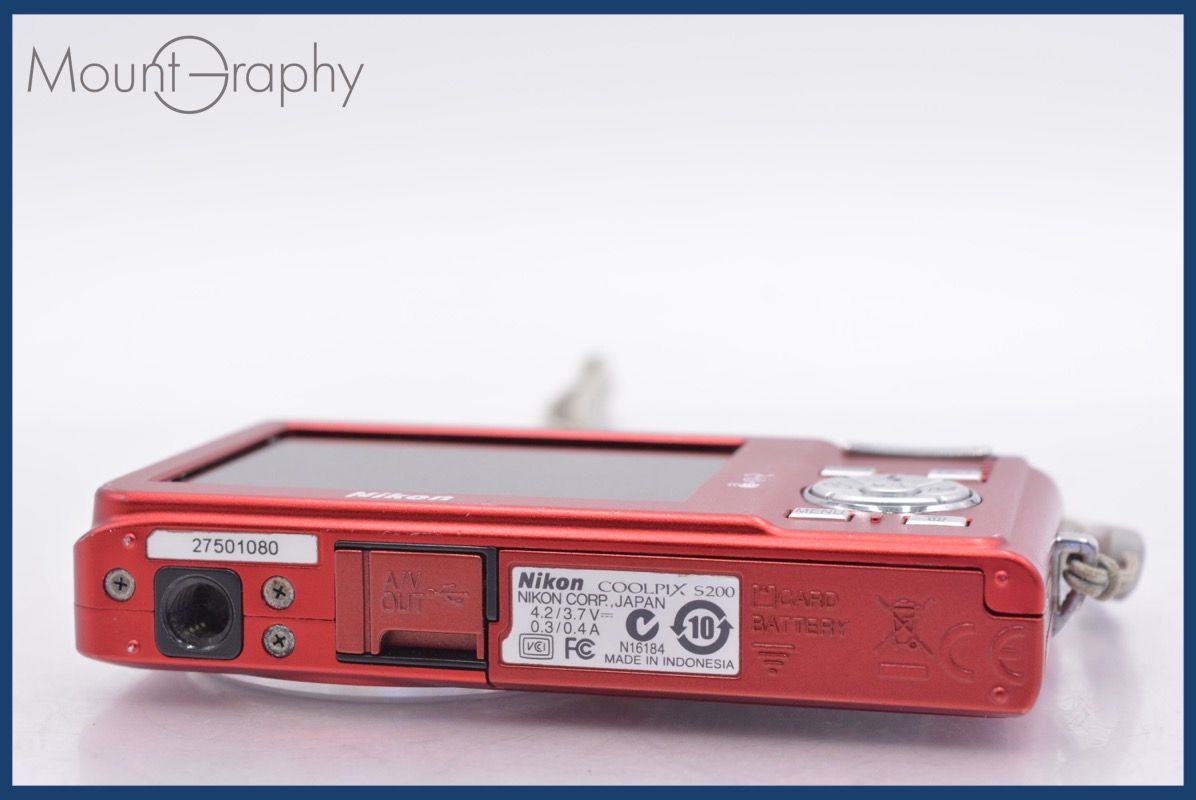 ニコン Nikon COOLPIX S 200 3 x バッテリー付属 同梱可 am 1074