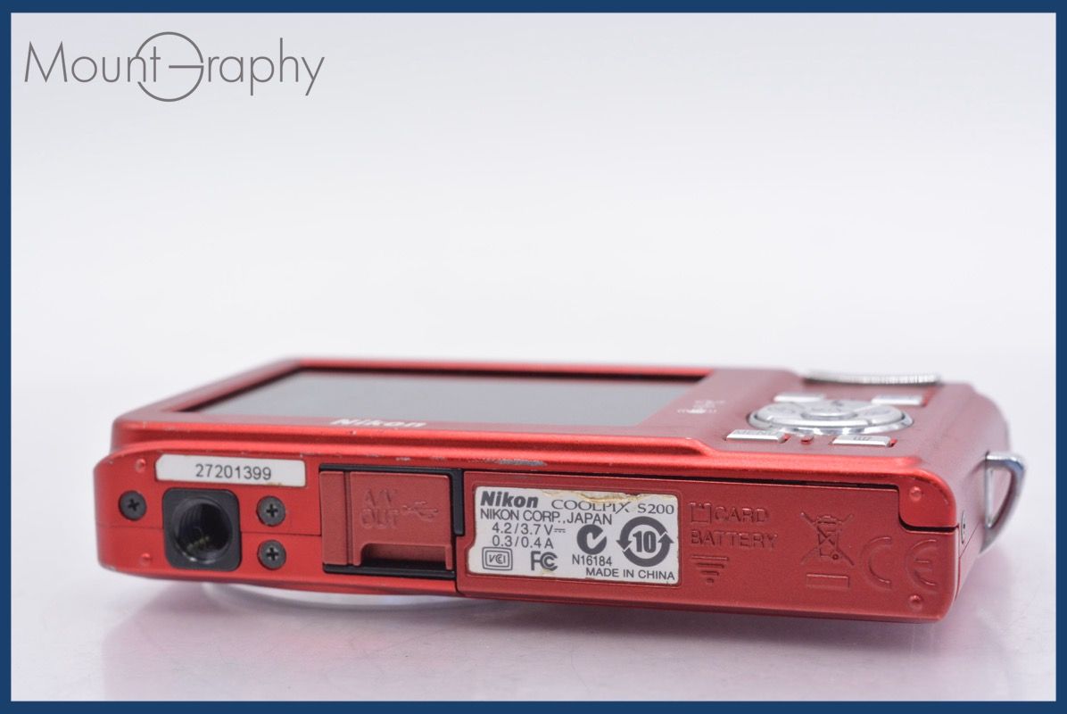 上 ニコン Nikon COOLPIX S 200 3 x バッテリー付属 同梱可 am 1075