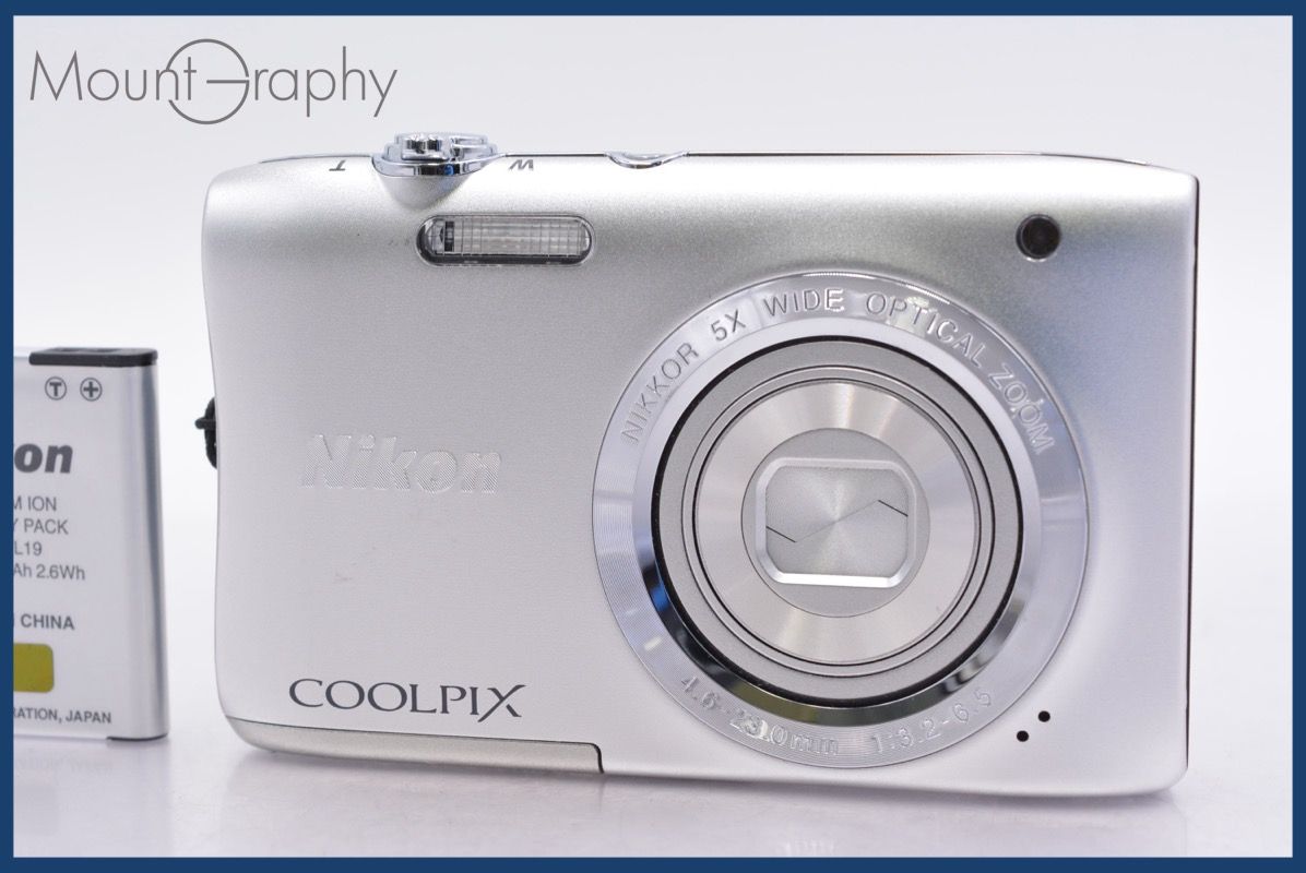 ニコン Nikon COOLPIX S2900 5x バッテリー付属 完動 同梱可 am1076