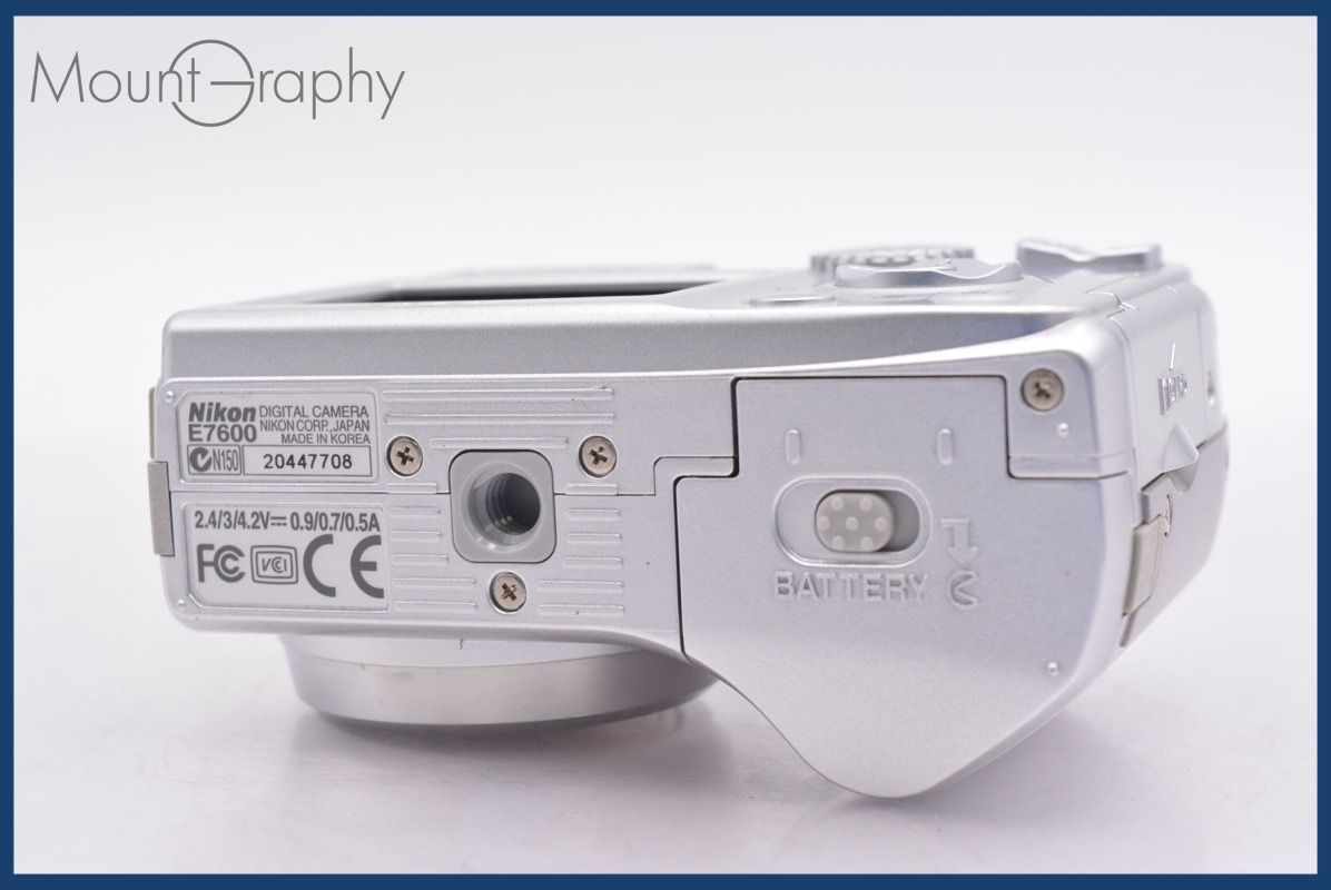 ☆極上美品☆ ニコン Nikon COOLPIX E7600 単三電池仕様 ☆完動☆同梱