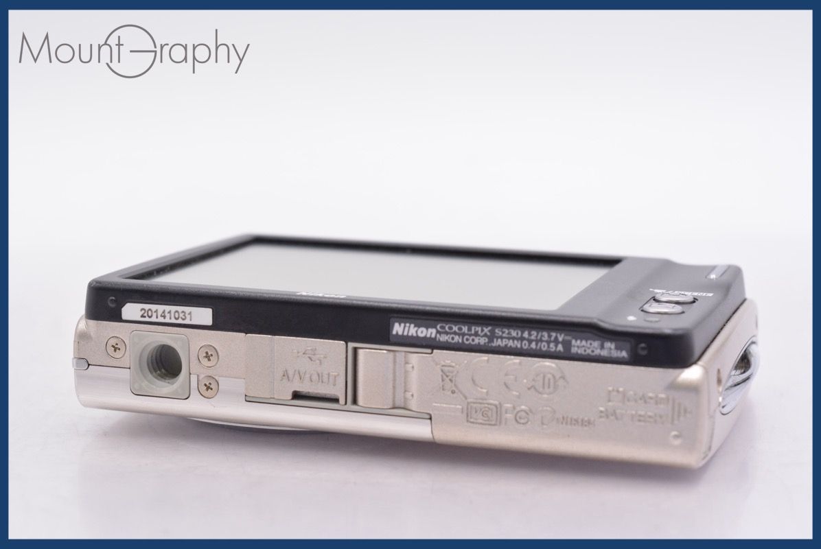 ニコン Nikon COOLPIX S 230 3 x バッテリー付属 同梱可 am 1088