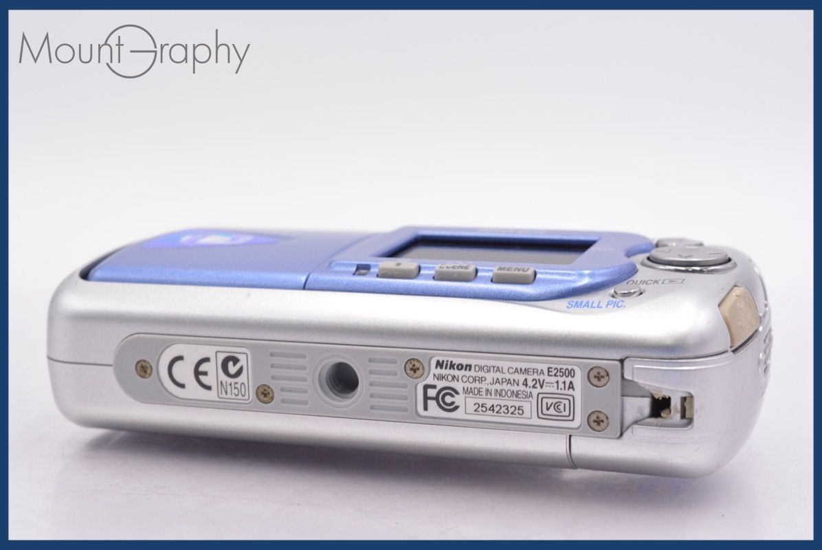 ニコン Nikon COOLPIX E 2500 3 x バッテリー付属 同梱可 am 1090