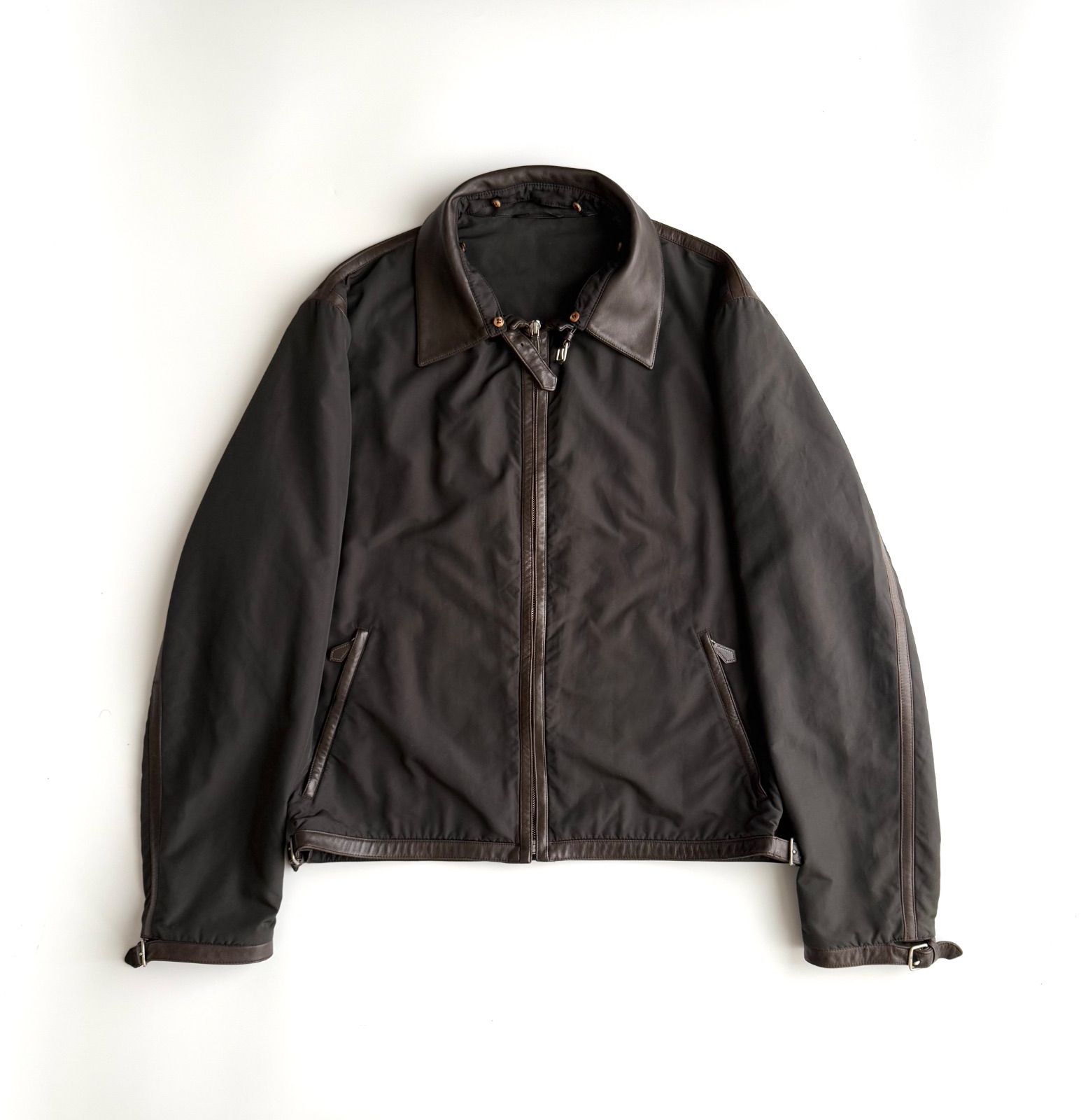 2000s HERMES 2WAY DOCKING NYLON JACKET エルメス 2000s アーカイブ