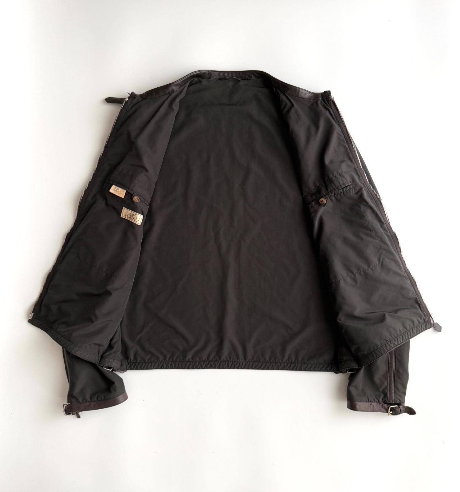 2000s HERMES 2WAY DOCKING NYLON JACKET エルメス 2000s アーカイブ