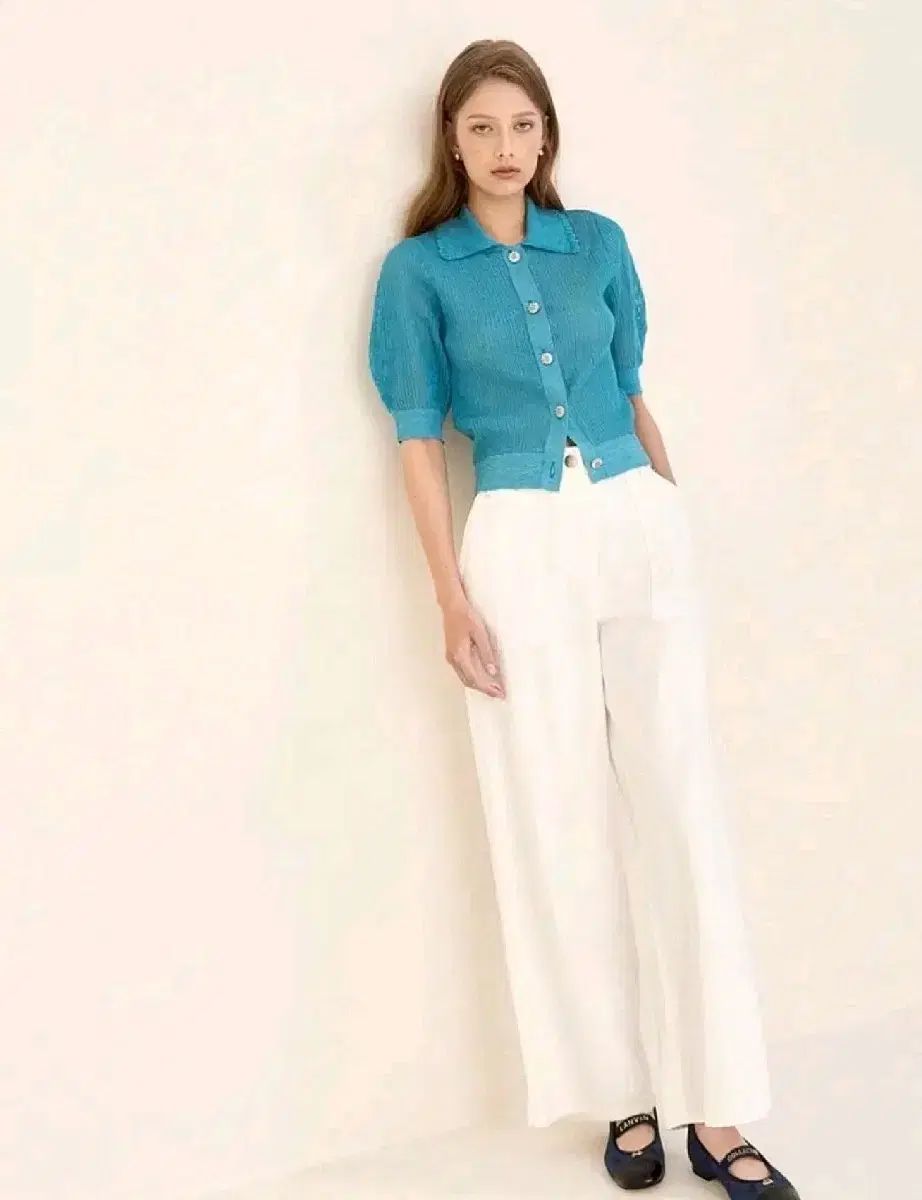 ボタン カーディガン