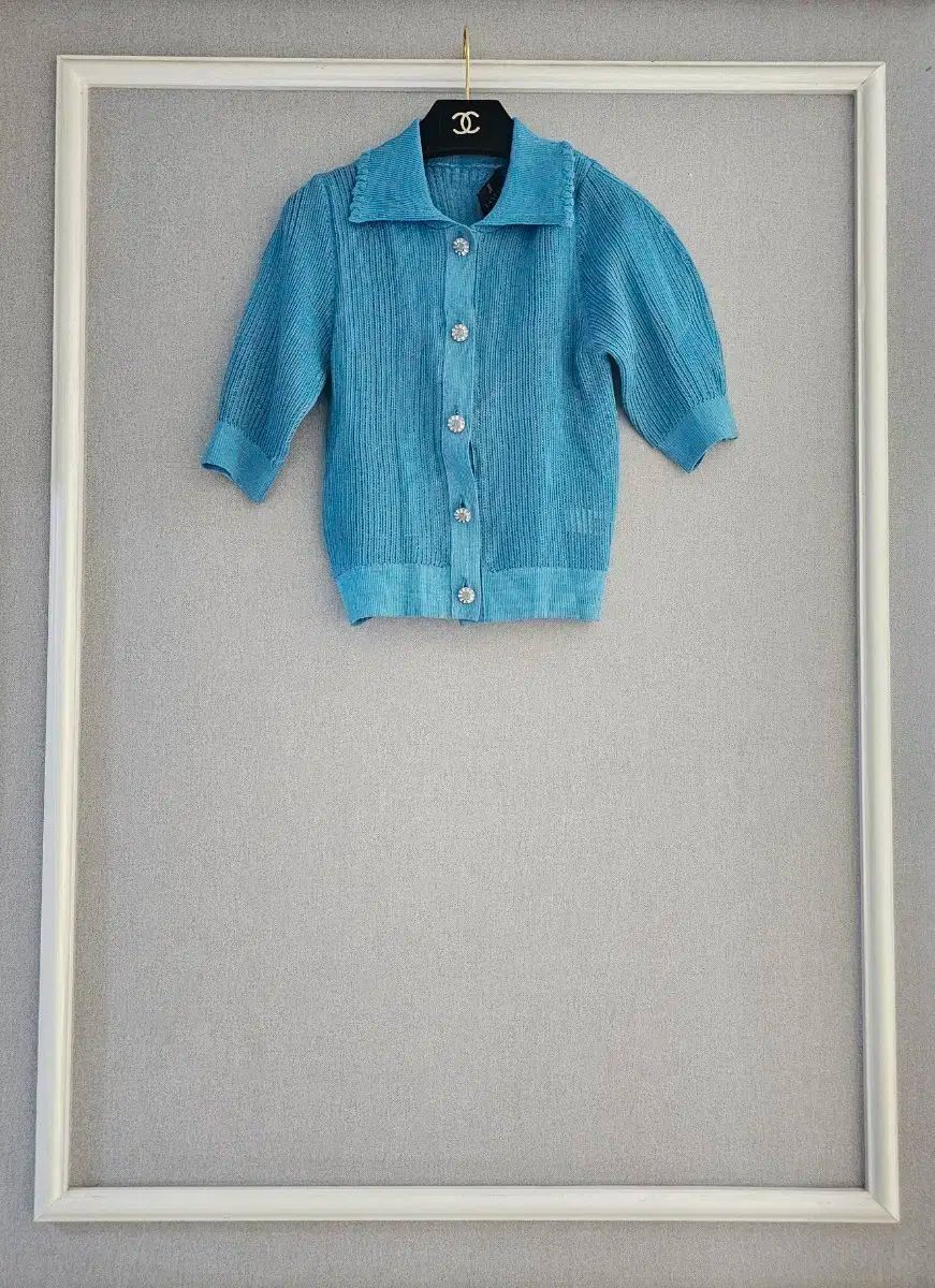 ランバン ニット ボタン ボタン カーディガン F