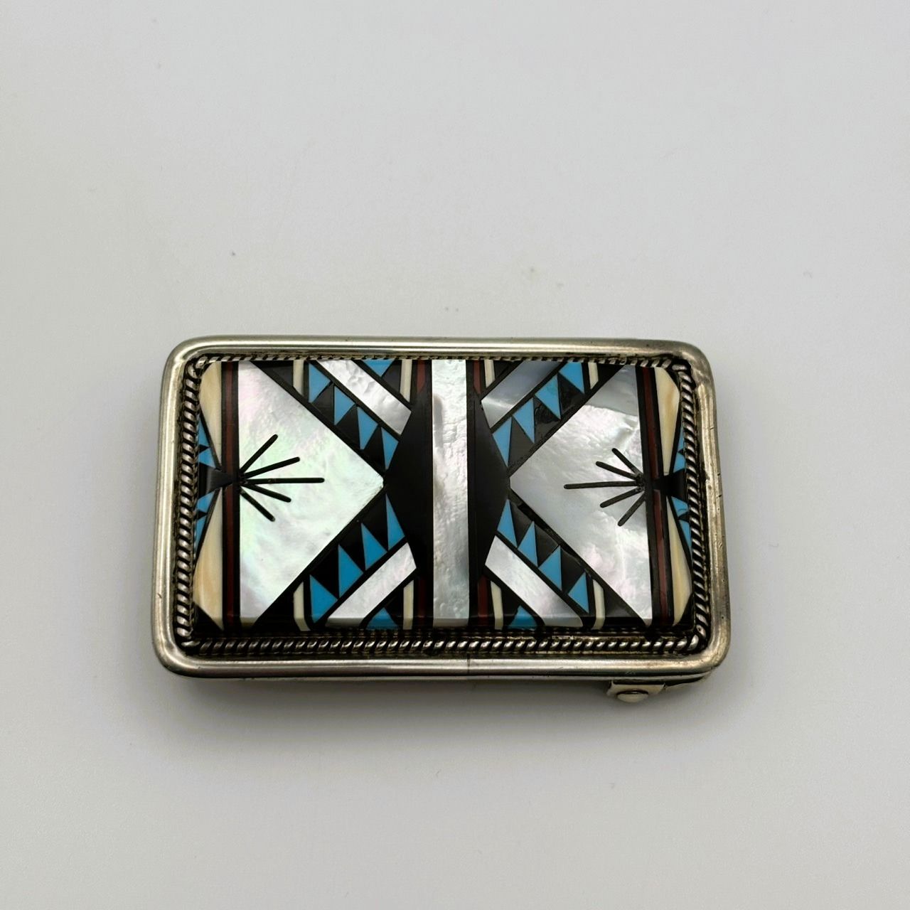 品 ズニ族 インディアンジュエリー バックル TK_004