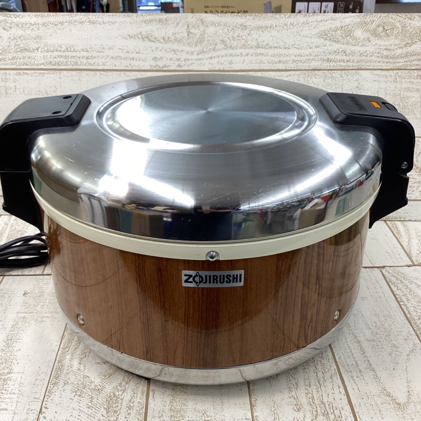 【2019年製‼️】象印マホービン/業務用電子ジャー 木目 THA-C40A 象印（ZOJIRUSHI） 象印マホービン 業務用電子ジャー THA-C40A-MK 保温