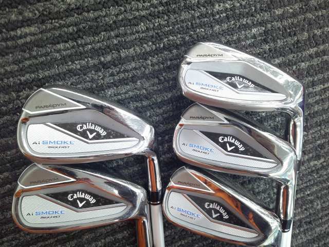 レディースアイアンセット キャロウェイ PARADYM Ai SMOKE MAX FAST ELDIO 40 for CW JP 5本セット A 30 6234 博多
