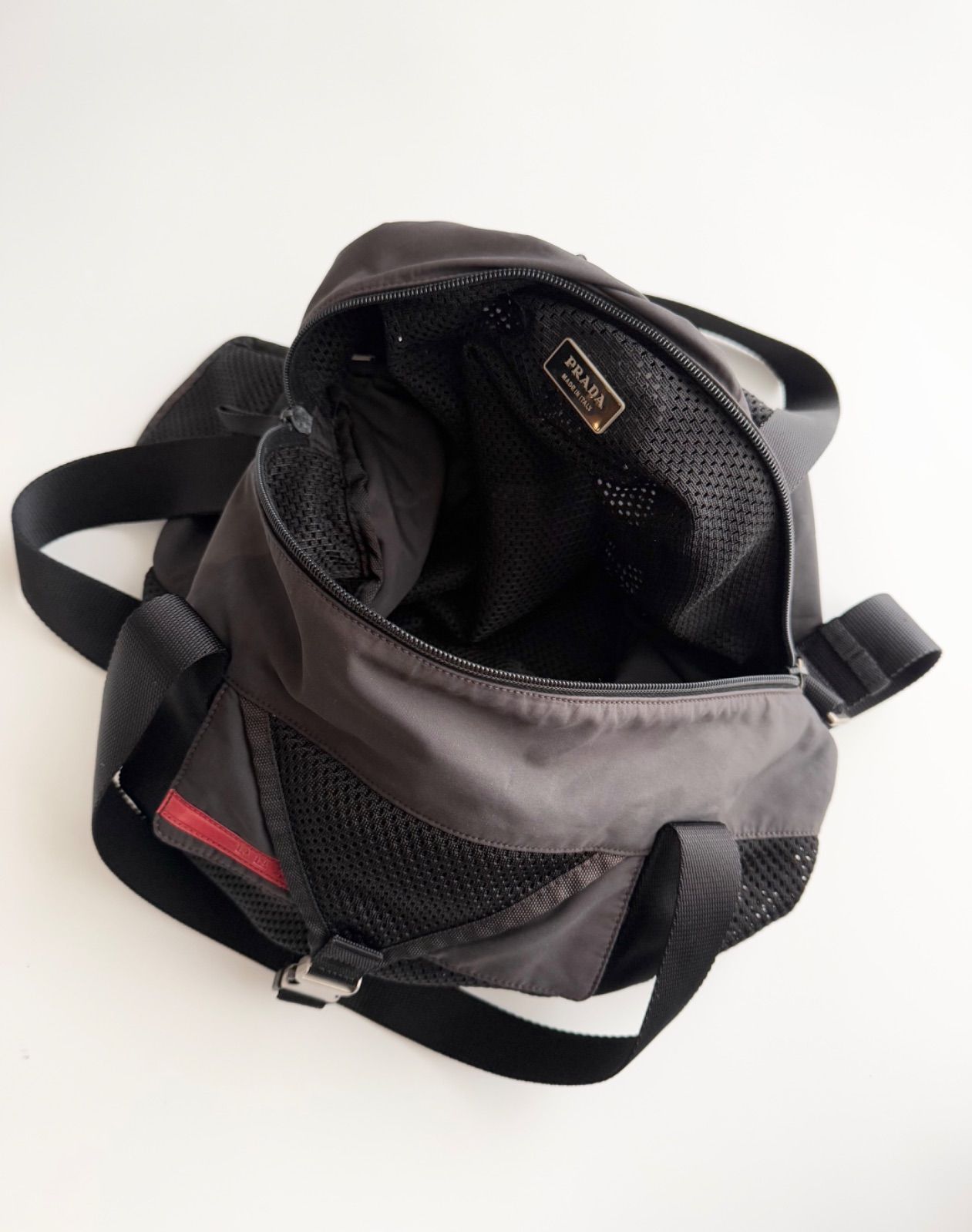 2000s PRADA SPORT 2WAY MESH BOSTON BAG プラダスポーツ 2000年代